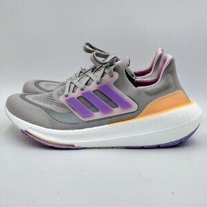 NEW Adidas UltraBoost Light Grey Violet Fusion Women's Size 10 Shoes IE1762